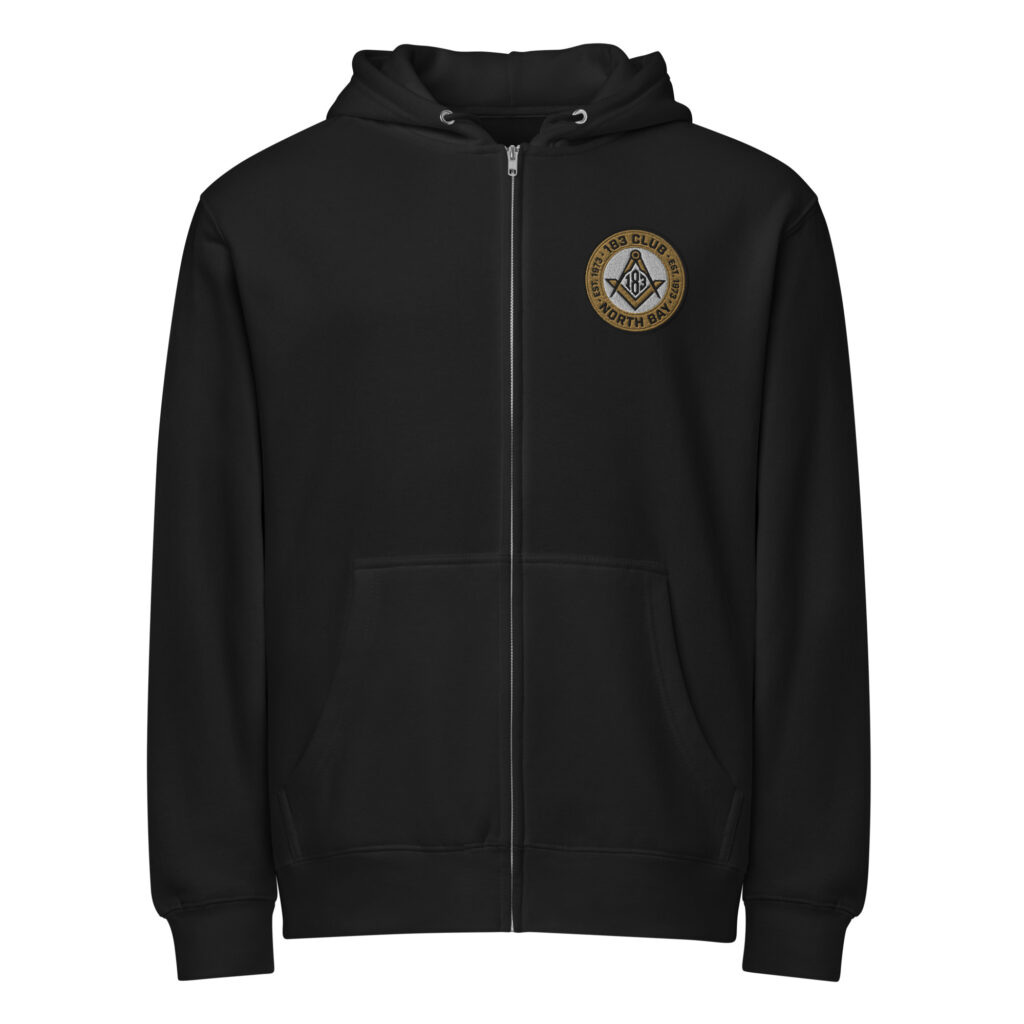 Embroidered Premium full zip hoodie